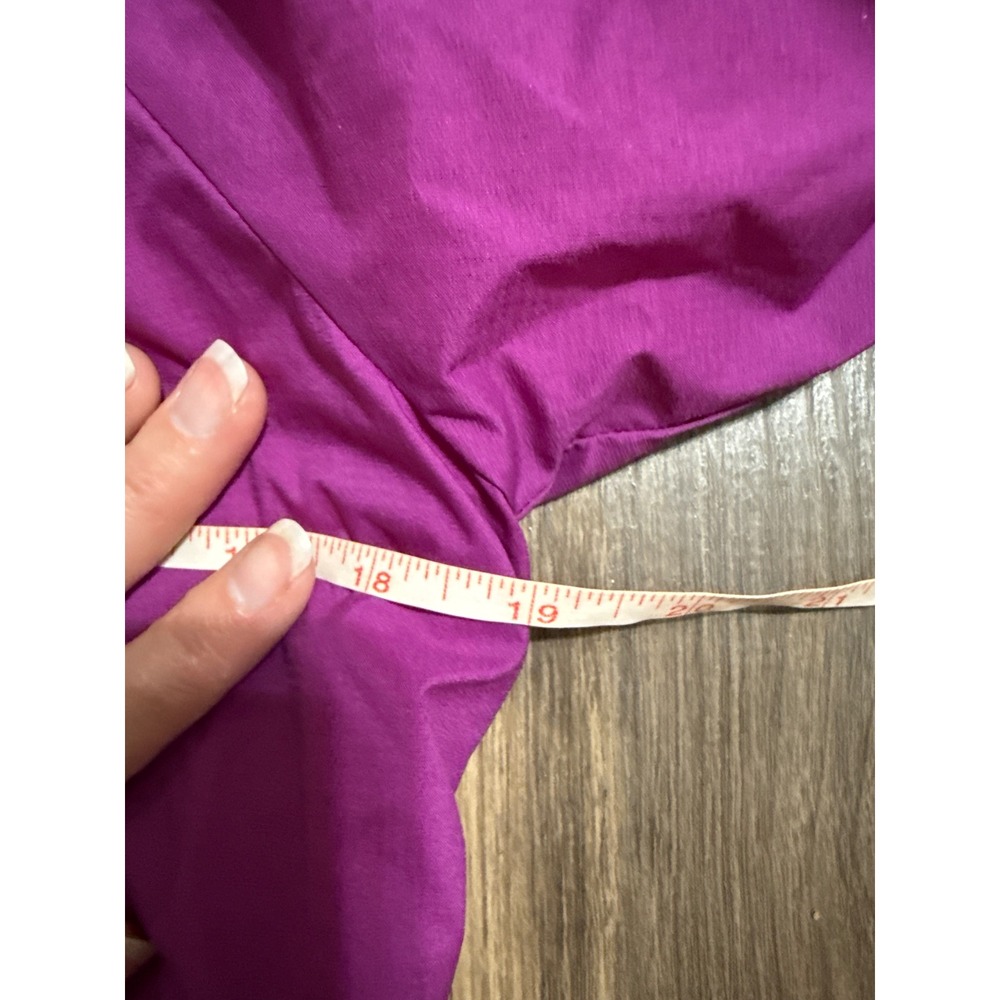 Marmot Full Zip Jacket Womens Small Purple Lime Green Fleece Lined Gorpcore - Picture 6 of 8